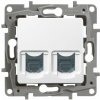 Legrand 664774 NILOÉ ZÁSUVKA 2XRJ45 CAT.6 UTP BIELA + predĺžená záruka na 3 roky