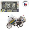 MaDe Motorka policajná kovová CZ 18cm