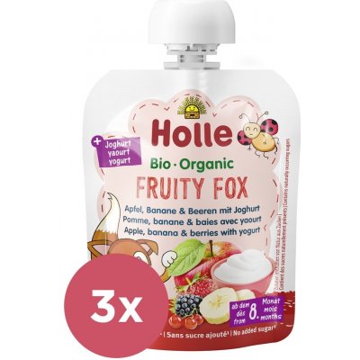 Holle Fruity fo x bio pyré s jogurtom 5 x 85 g