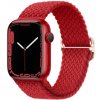 BStrap Elastic Nylon remienok na Apple Watch 42/44/45mm, red (SAP013C33)