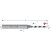 Karnasch 2203600085080 | Tvrdokovový vrták 0,85x8-39x3 mm