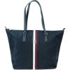 Tommy Hilfiger kabelka Poppy Tote Corp AW0AW15896 Tmavomodrá