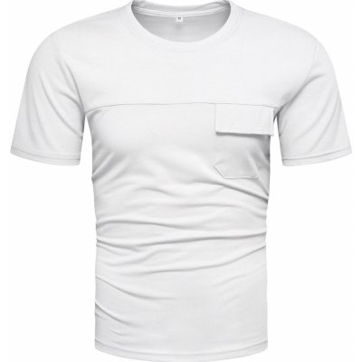 Recea pánske tričko s krátkym rukávom Glatideus biele