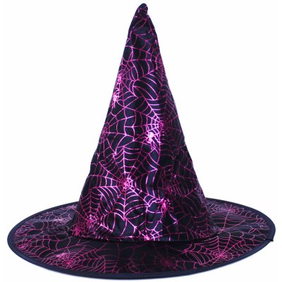 klobúk čarodejnícky/Halloween fialový dospelý