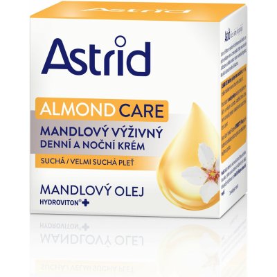 Astrid Nutri Skin mandľový výživný denný a nočný krém pre suchú až veľmi suchú pleť 50 ml