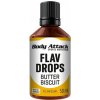 Body Attack Flav Drops 50 ml - Maslová sušienka
