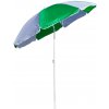 Happy Green Plážový slnečník s kĺbom Strip 180 cm, mix farieb