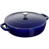 Staub Kastról so samopodlievacou pokrievkou 24 cm 2,4l modrý