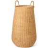 ferm LIVING Kôš na bielizeň 80 cm, prírodný, ratan