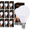 BERGE 10x LED žiarovka g45 E14 8W 705lm studená biela 6000k