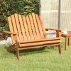 Adirondack Záhradná lavička 126 cm masívne akáciové drevo-ForU-360038