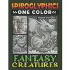 Spiroglyphics One Color Hidden Pictures Fantasy Creatures