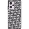 Picasee silikónový čierny obal pre Xiaomi Redmi Note 12 Pro+ 5G - Separ - White On Black 2