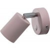 Luminex Nástenný svietidlo Fun, ružová, výška 14 cm, nastaviteľná, GU10 - 9284