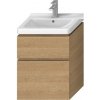 Kúpeľňová skrinka pod umývadlo Jika Cubito 54x40,3x68,3 cm dub H40J4224025191
