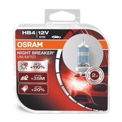 OSRAM Autožiarovky Osram Night Breaker Unlimited Hb4 12V/60/55W, 2Ks