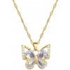 Náhrdelník LY 29397 Zlatá/Krištáľová HR29397