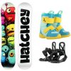 Hatchey Loony detský snowboard + Beany Kido viazanie + Beany Joker topánky - 110 cm + XXS (EU 25-32)