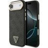 Kryt Guess Case iPhone 17 Air s MagSafe Guhmp17Mp4Gtdgmk (4G Pu W/ Triangle Logo) Gold Black
