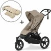 Cybex Avi Spin Almond Beige 2024 + fusak a rukávnik JOMK Northern Buff