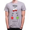 Fajntričko Vin Vinárske tričko - Víno volá Phone