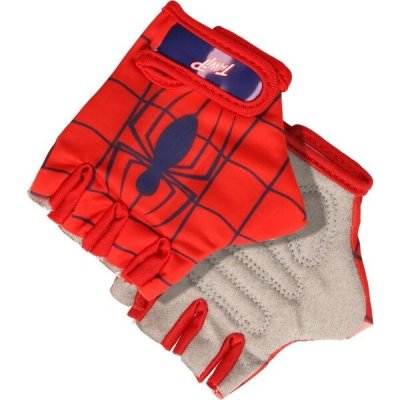Disney SPIDERMAN Detské rukavice na bicykel, červená, 4-6