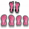 QPLAY Chrániče detské Pink, vel. S, vek 3-5 rokov