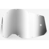 100% plexi Racecraft 2/Accuri 2/Strata 2, 100% - USA (srříbrné chróm, Anti-fog)