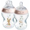 Tommee Tippee C2N růžová 2ks 260ml
