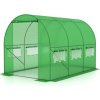 Záhradný skleník AUREA zelený 2x3 m