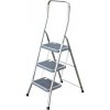 KRAUSE Toppy XL oceľové skladacie schodíky 3 stupne (130877)
