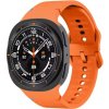 eses Športový silikónový remienok pre Samsung Galaxy Watch 8 Farba: oranžová