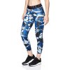 Nike legíny Forest Camo Crop Indigo Modro-bielo-čierna