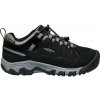 Detské vonkajšie topánky Keen TARGHEE IV Low WP Black/Steel grey US 5