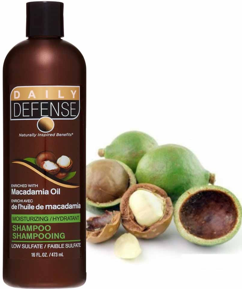 Daily Defence vlasový šampón s makadamiovým olejom 473 ml