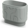 Prosperplast Kvetináč FOLKA ROUND CASE 60 cm – betónová šedá