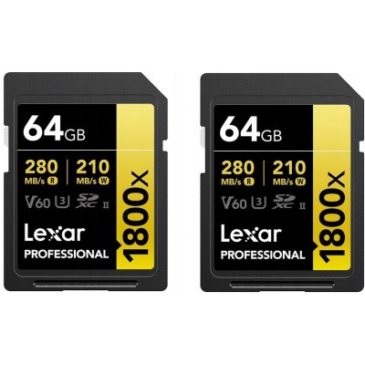 Lexar SDXC UHS-II 64GB LSD1800064G-B2NNU