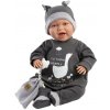 Llorens 74107 NEW BORN realistická bábätko so zvukmi a mäkkým látkovým telom 42
