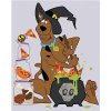 Halloweenský Scooby (Scooby Doo), 40 × 50 cm, plátno napnuté na rám 6064031
