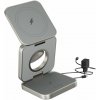 MagSafe bezdrôtová nabíjačka Epico UltraBase EF45 3v1 Mag+ titánová (9915112100087)