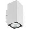 Redo 90087 QUAD exteriérové ​​nástenné svietidlo CREE COB LED 2x3W | 660/540lm | 3000K | IP65 - biela