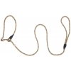 Firedog Moxon vodítko Profi 6 mm 150 cm béžové/tmavomodré s dorazom