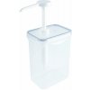 CONTACTO Dávkovač na studené omáčky, polypropylén, 1,5 l, priemer 130x90x290 mm | CONTACTO, 1324/150