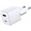 SWISSTEN MINI SÍŤOVÝ ADAPTÉR GaN 1x USB-C + 1xUSB 30W POWER DELIVERY 22056100
