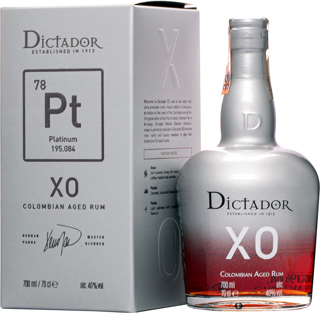 Dictador Insolent XO 40% 0,7 l (kazeta)