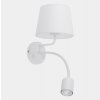TK Lighting Nástenná lampa MAJA 1xE27/15W/230V + 1xGU10/10W/230V biela TK2535 + záruka 3 roky zadarmo
