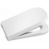 Roca The Gap WC sedátko 45,1x35x4,6 cm, Soft-Close Supralit,kovové úchyty,Biele A80147200B