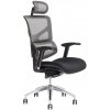 Ergonomická kancelárska stolička OfficePro Merope Farba: antracitová, Opierka hlavy: s opierkou 3 farby