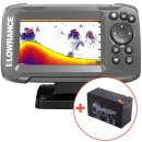 Lowrance Echolot Hook² 4X GPS Sondou Bullet Skimmer