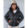 Zimná bunda s golierom v čiernej farbe, ty2900-XXL XXL